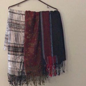 Set of 3 Pashmina scarves